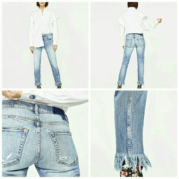 frayed hem jeans 2018